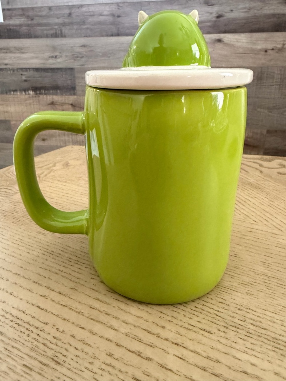 Ceramic mug, Rae Dunn x Disney Pixar Monsters Inc. MIKE Wazowski with character - Picture 6 of 16